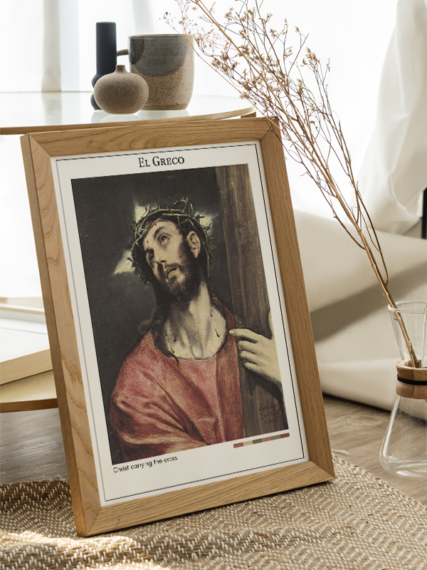El Greco Christ carrying the cross Poster