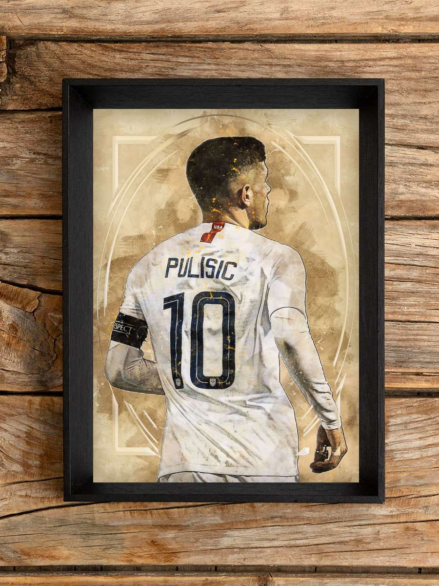 Christian Pulisic Futbol Poster Çerçevesiz Yüksek Kalite Futbolcu Duvar Poster