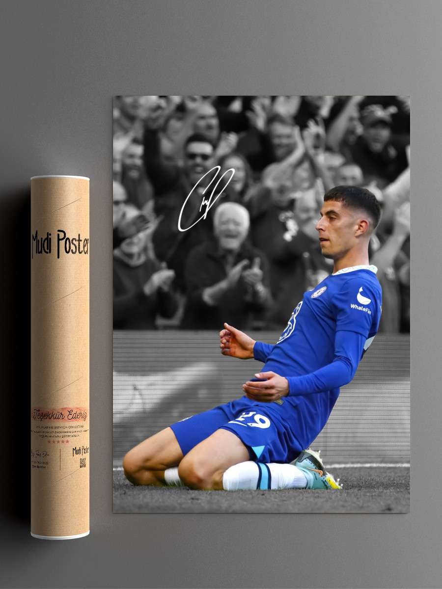 Christian Pulisic Futbol Poster Çerçevesiz Yüksek Kalite Futbolcu Duvar Poster