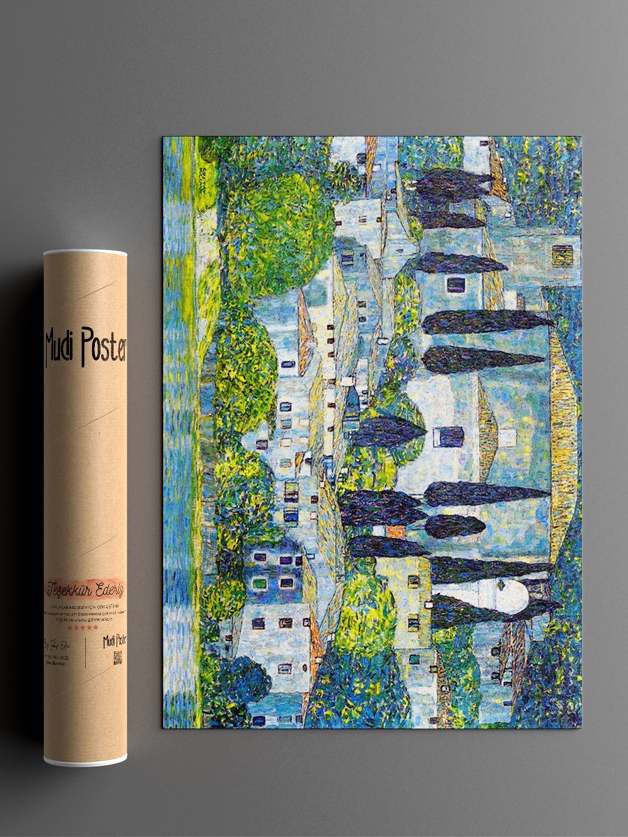 Church in Cassone Tablo Sanatsal Ünlü Ressam Poster Çerçevesiz Yüksek Kalite Poster