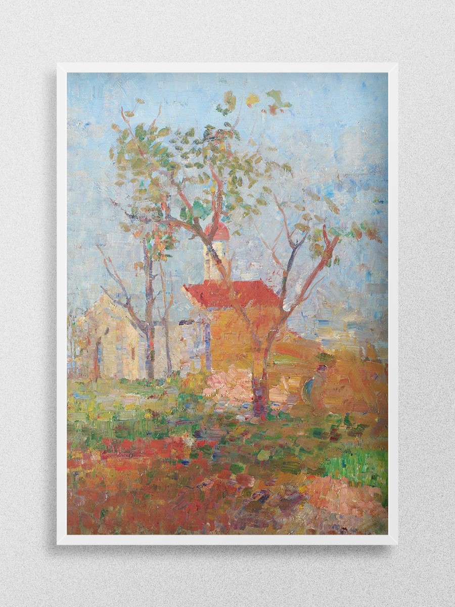 Church of Saint Sava Tablo Sanatsal Ünlü Ressam Poster Çerçevesiz Yüksek Kalite Poster