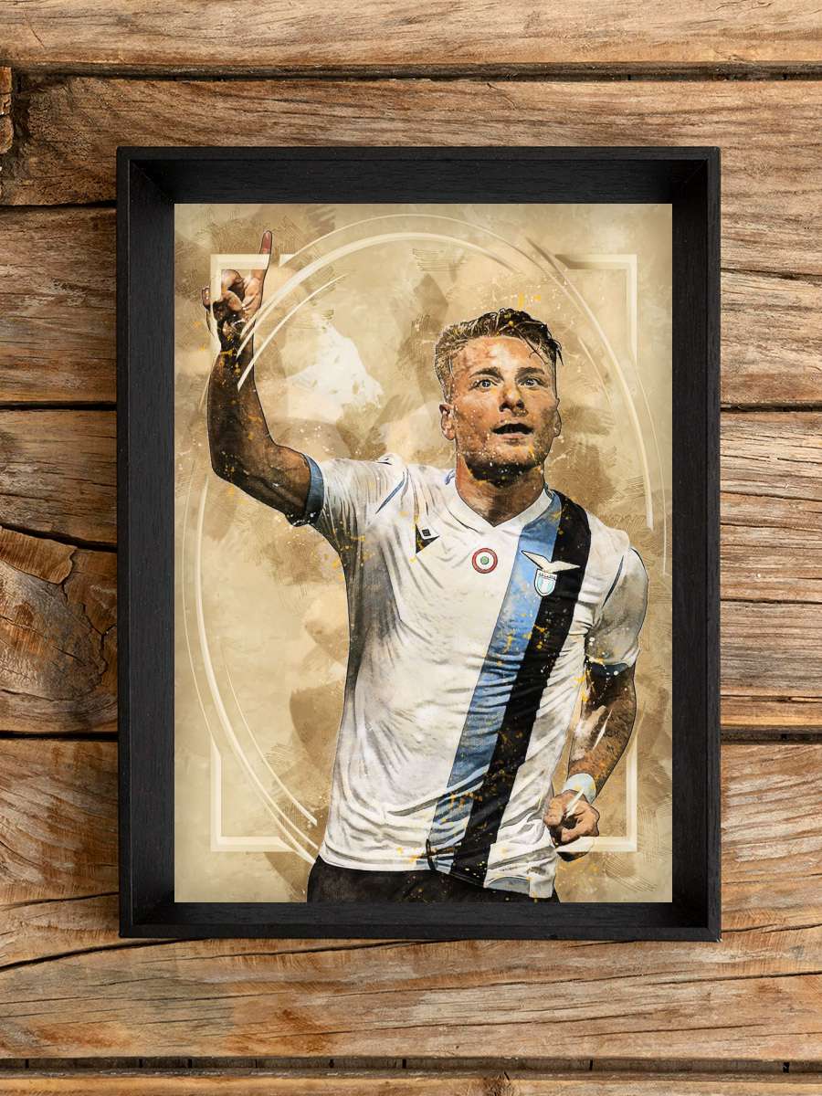 Ciro Immobile Futbol Poster Çerçevesiz Yüksek Kalite Futbolcu Duvar Poster