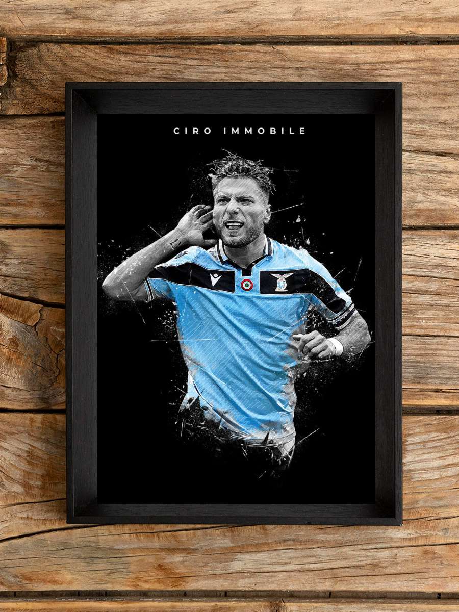 Ciro Immobile Futbol Poster Çerçevesiz Yüksek Kalite Futbolcu Duvar Poster