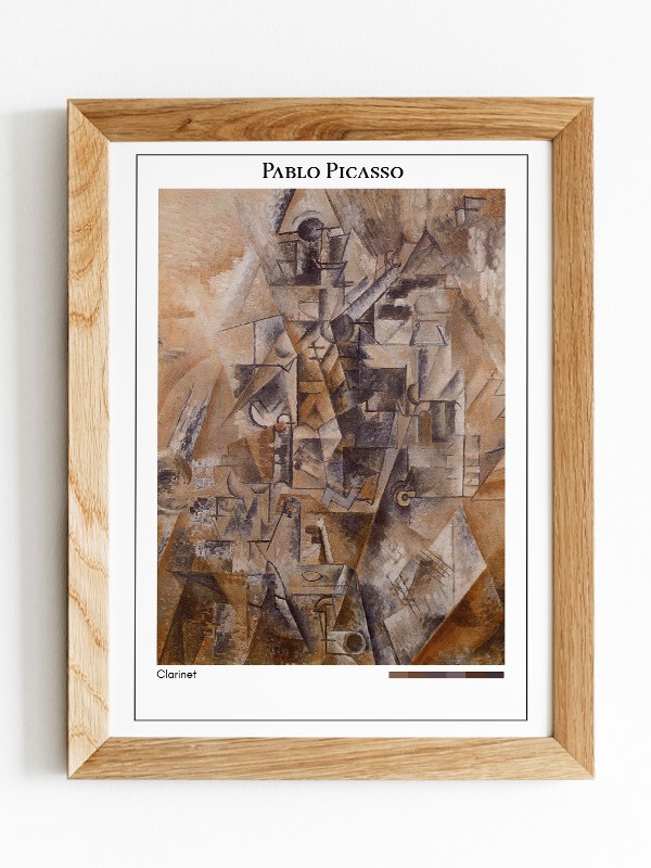 Pablo Picasso Clarinet Poster