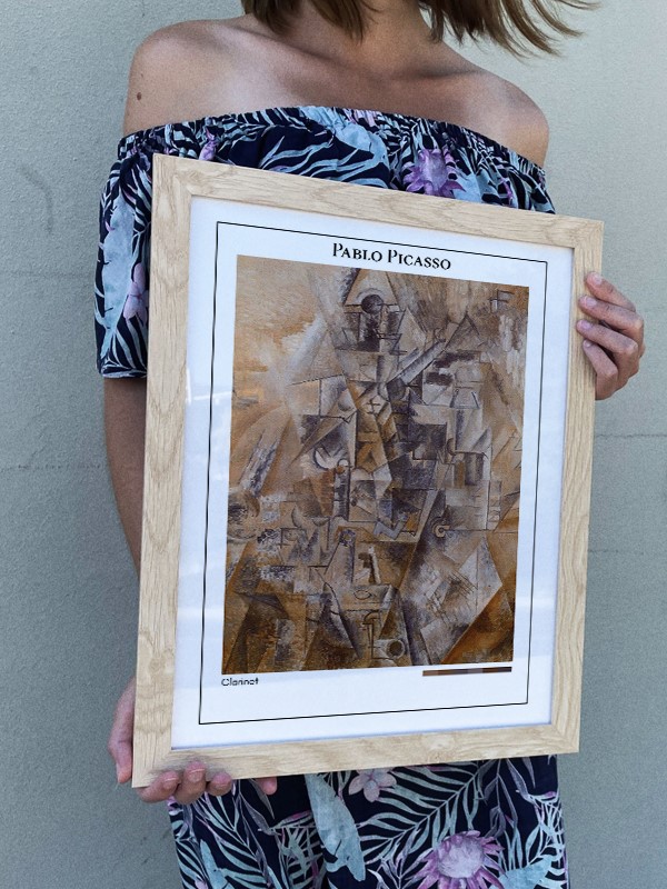 Pablo Picasso Clarinet Poster
