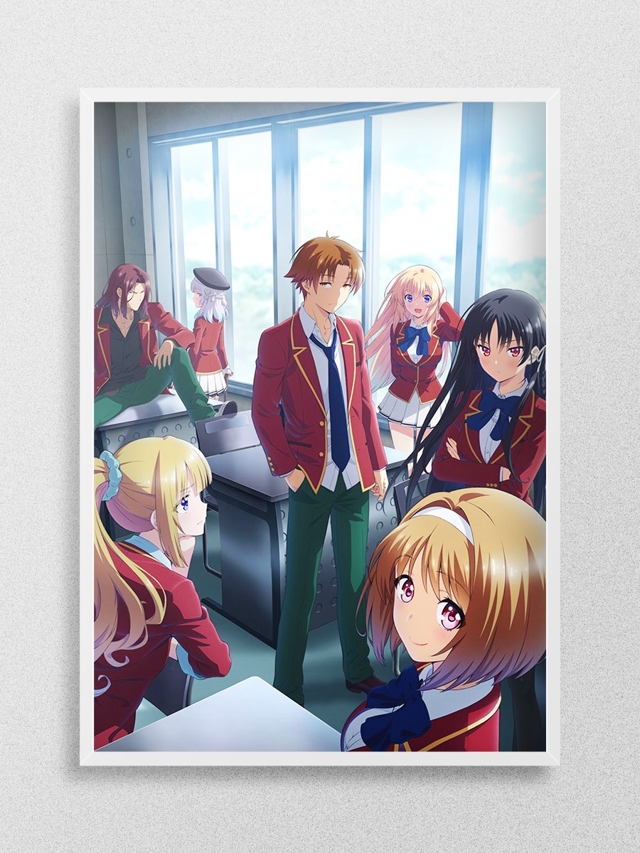 classroom of the elite Anime Poster Çerçevesiz Yüksek Kalite Anime Duvar Poster