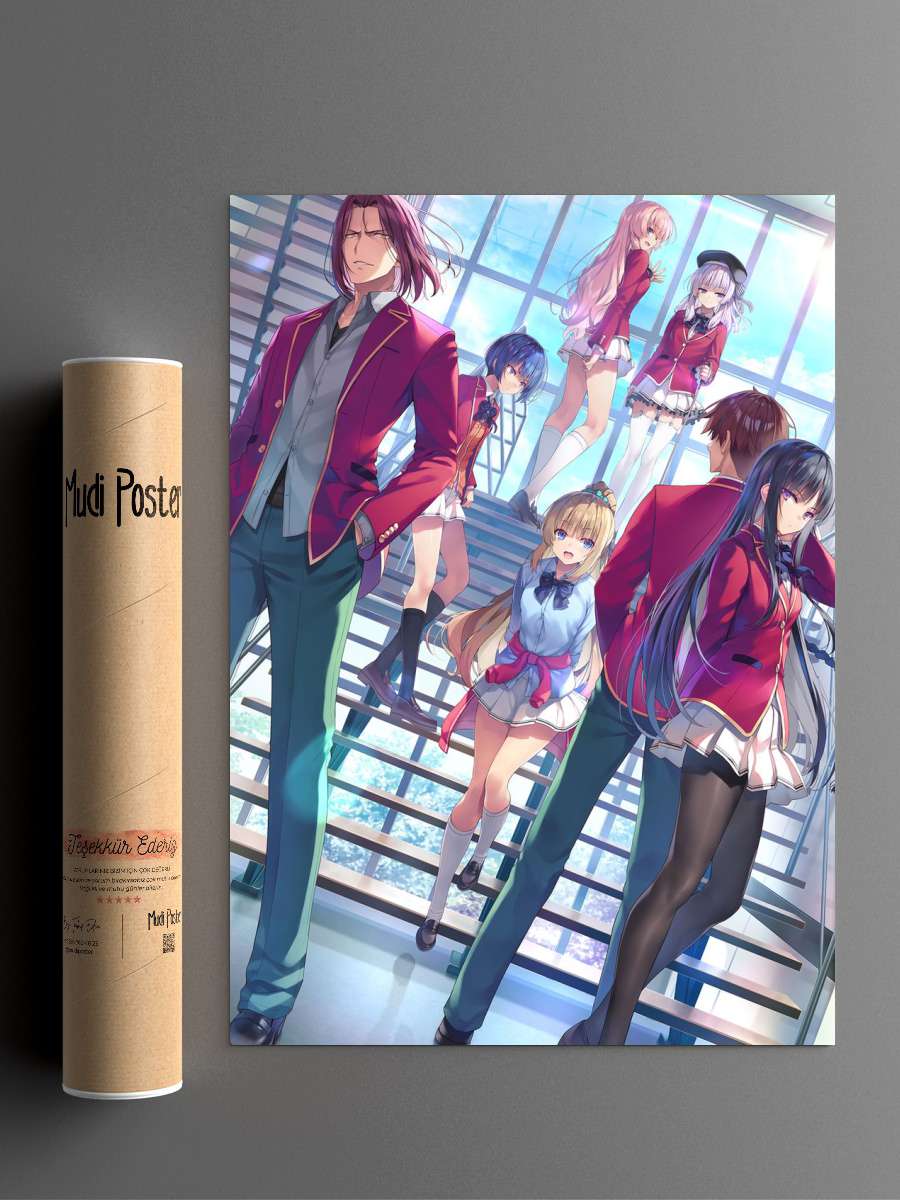 classroom of the elite Anime Poster Çerçevesiz Yüksek Kalite Anime Duvar Poster