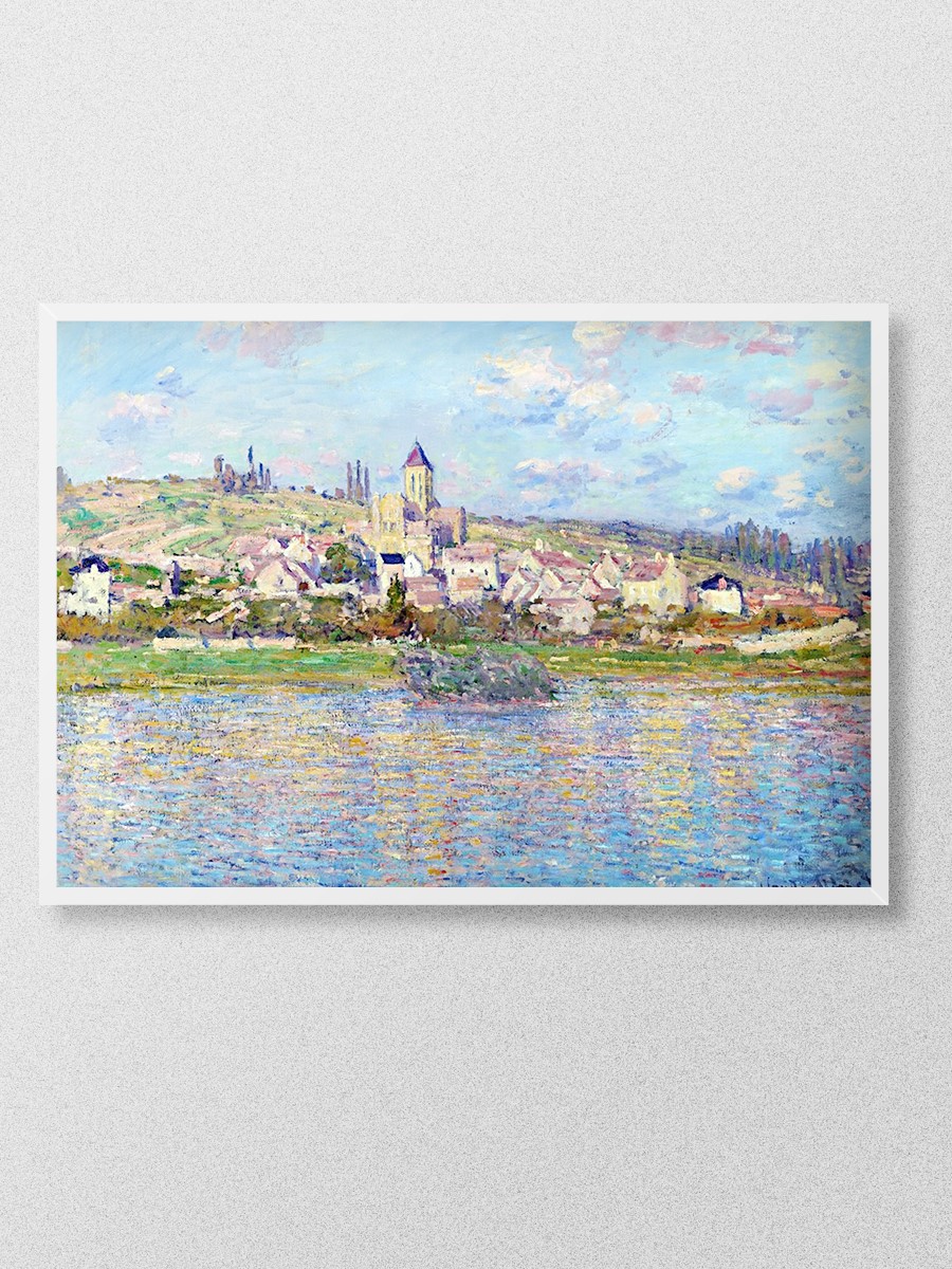 Claude Monet Vetheuil Tablo Sanatsal Ünlü Ressam Poster Çerçevesiz Yüksek Kalite Poster