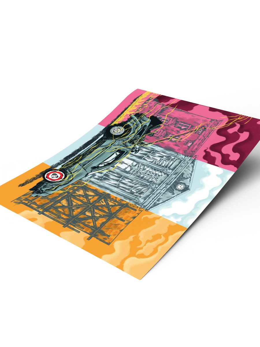 Clock Tower Poster, Çerçevesiz Tv Film Poster