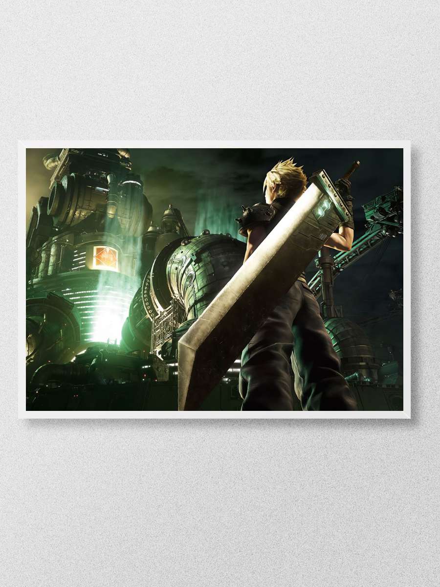 Cloud Strife Anime Poster Çerçevesiz Yüksek Kalite Anime Duvar Poster