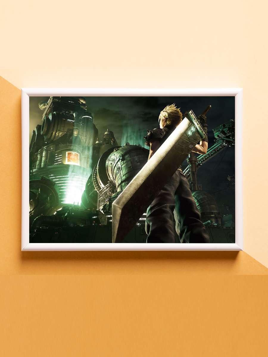 Cloud Strife Anime Poster Çerçevesiz Yüksek Kalite Anime Duvar Poster