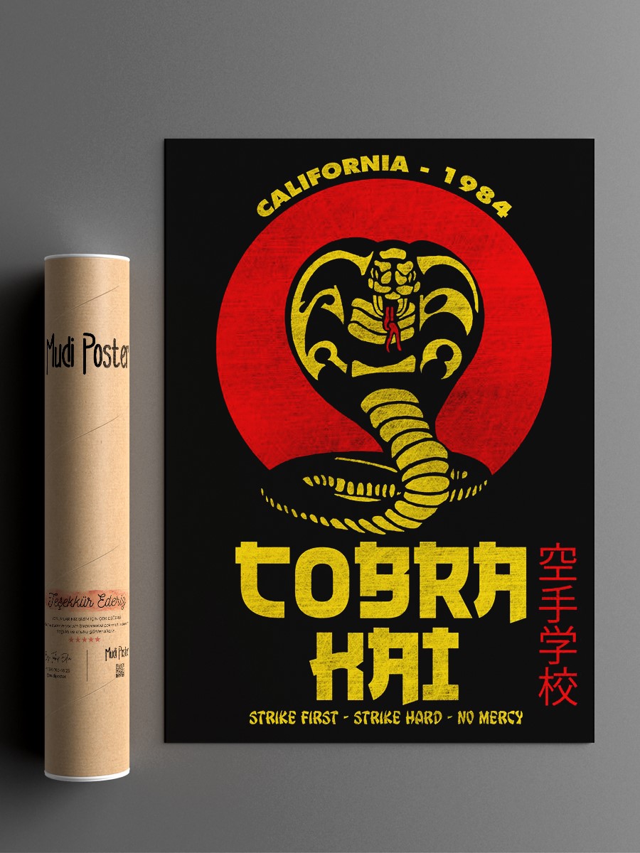 Cobra Kai Poster, Çerçevesiz Tv Film Poster