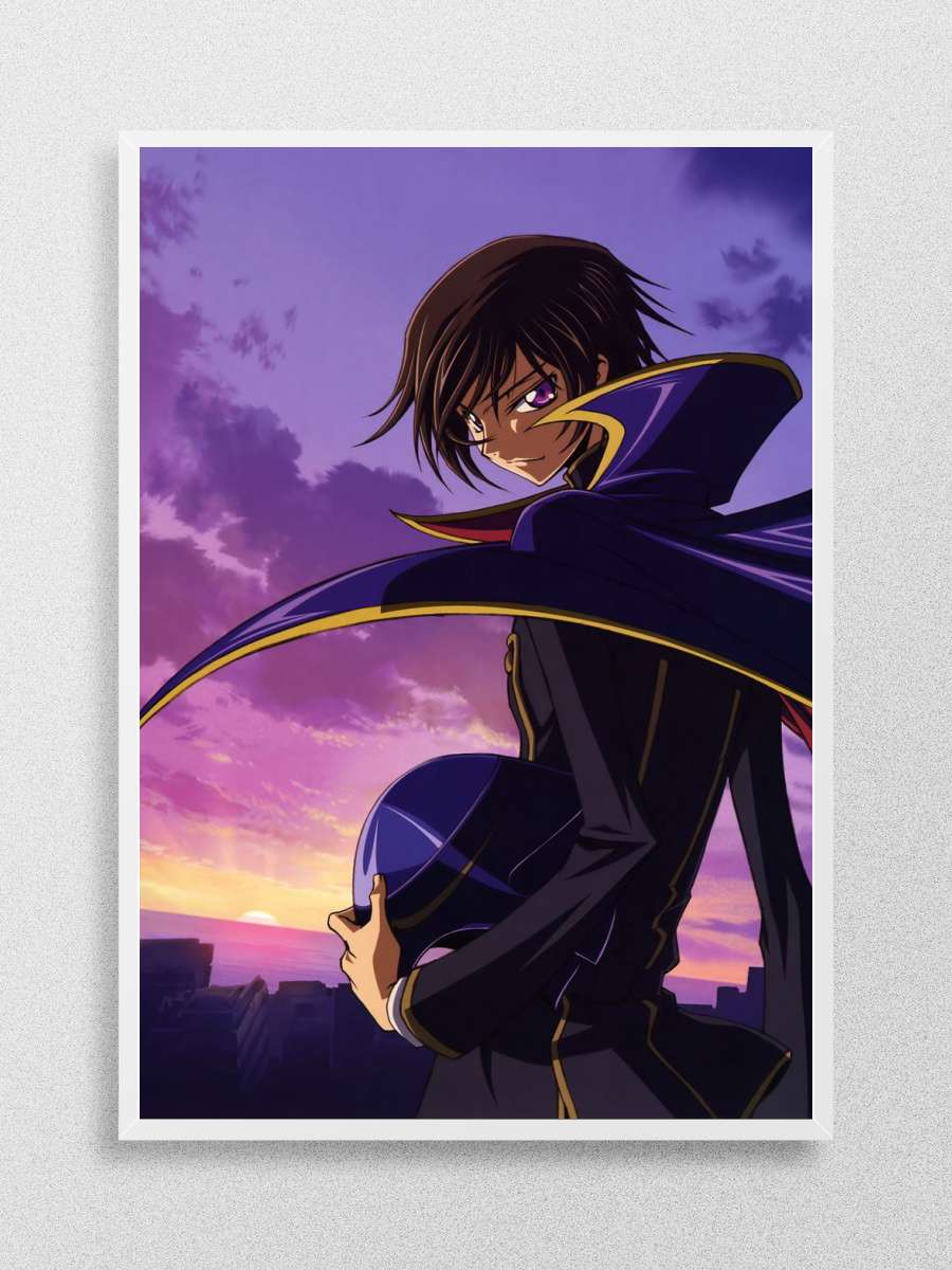 Code Geass Lelouch Anime Poster Çerçevesiz Yüksek Kalite Anime Duvar Poster