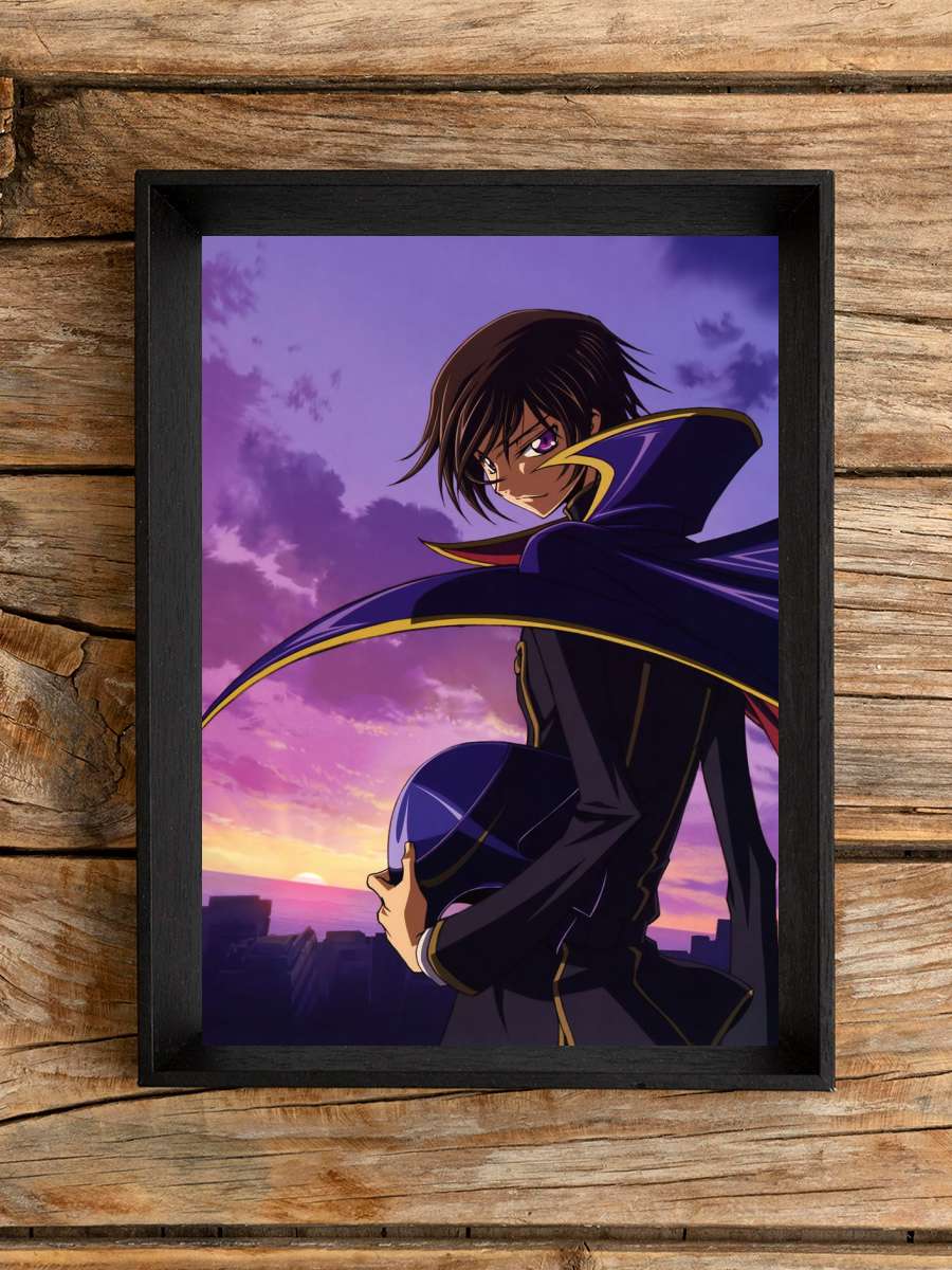 Code Geass Lelouch Anime Poster Çerçevesiz Yüksek Kalite Anime Duvar Poster