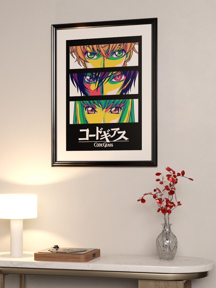 Code Geass Anime Poster Çerçevesiz Yüksek Kalite Anime Duvar Poster