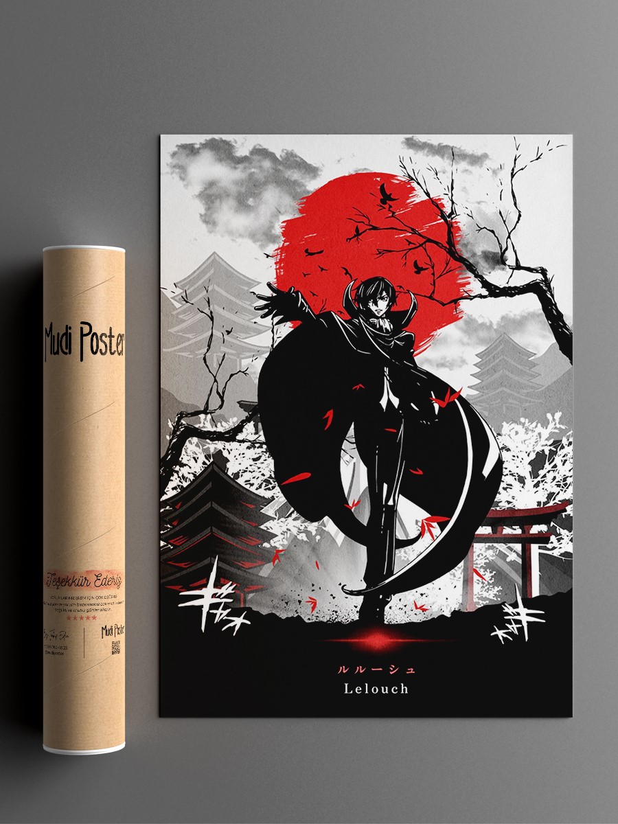 Code Geass Anime Poster Çerçevesiz Yüksek Kalite Anime Duvar Poster