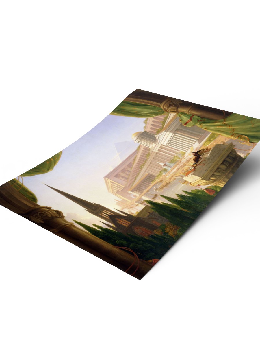 Cole Architects Dream Tablo Sanatsal Ünlü Ressam Poster Çerçevesiz Yüksek Kalite Poster