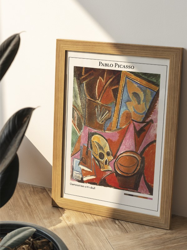 Pablo Picasso Composition with skull Poster