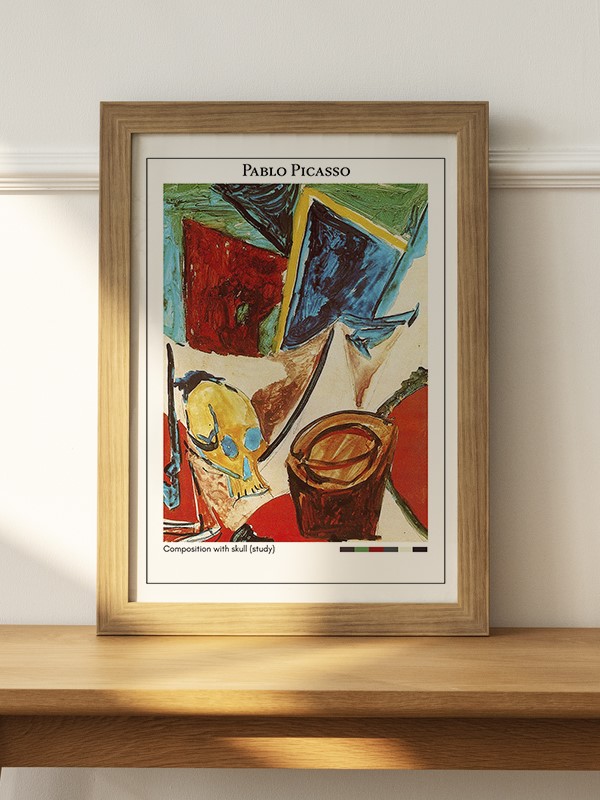 Pablo Picasso Composition with skull (study) Poster - En İyi Fiyatlarla