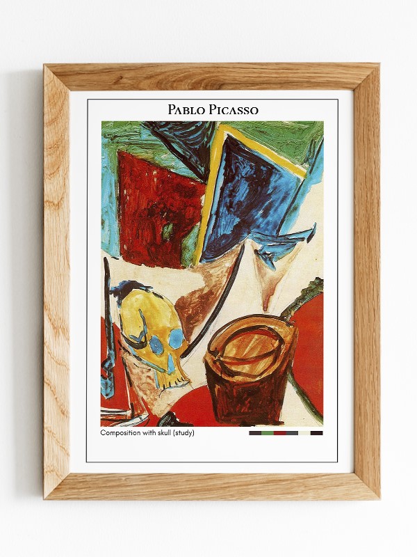 Pablo Picasso Composition with skull (study) Poster