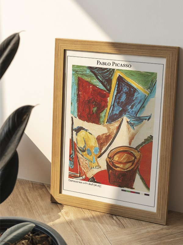 Pablo Picasso Composition with skull (study) Poster