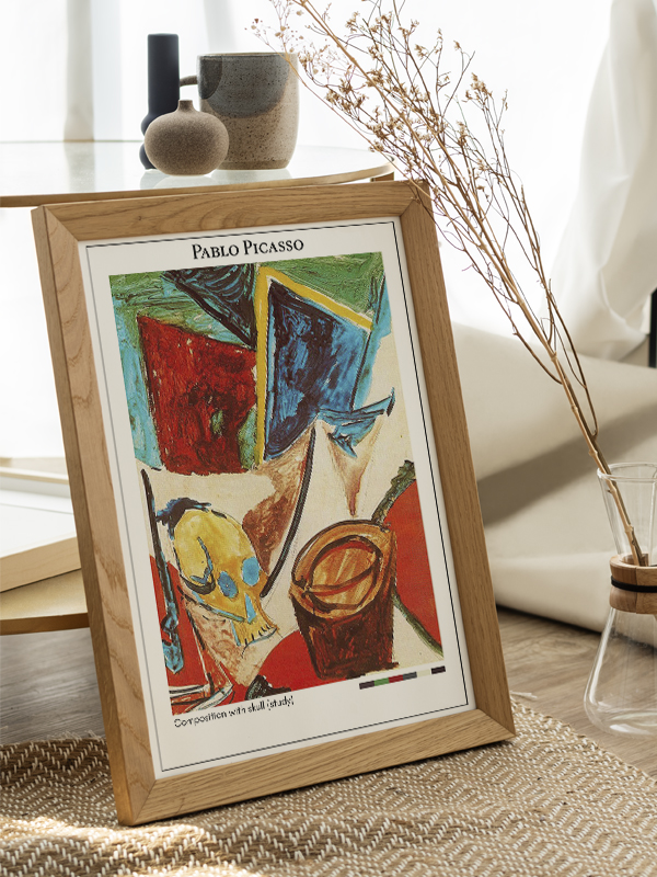 Pablo Picasso Composition with skull (study) Poster