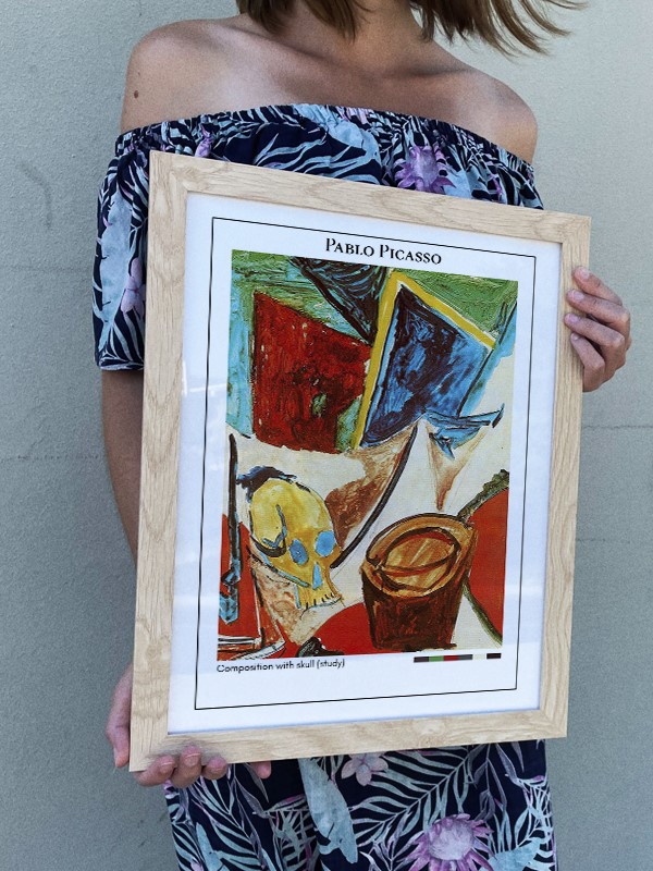 Pablo Picasso Composition with skull (study) Poster