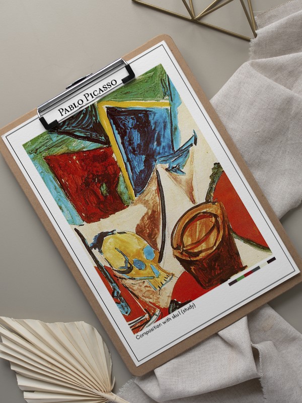 Pablo Picasso Composition with skull (study) Poster