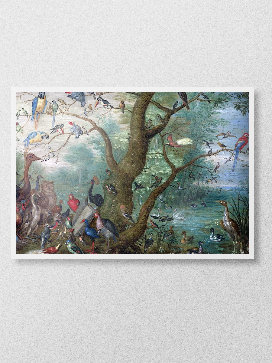 Concert of Birds Tablo Sanatsal Ünlü Ressam Poster Çerçevesiz Yüksek Kalite Poster