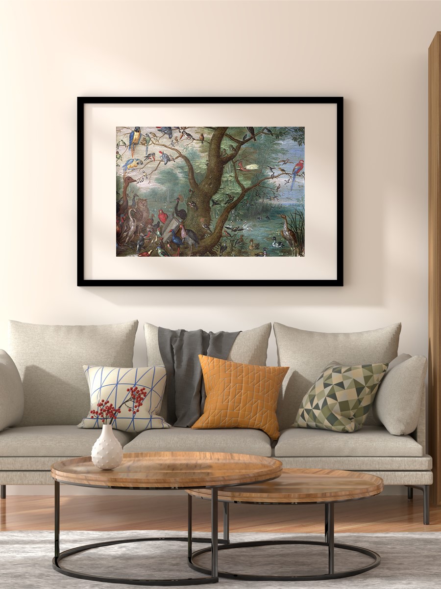 Concert of Birds Tablo Sanatsal Ünlü Ressam Poster Çerçevesiz Yüksek Kalite Poster