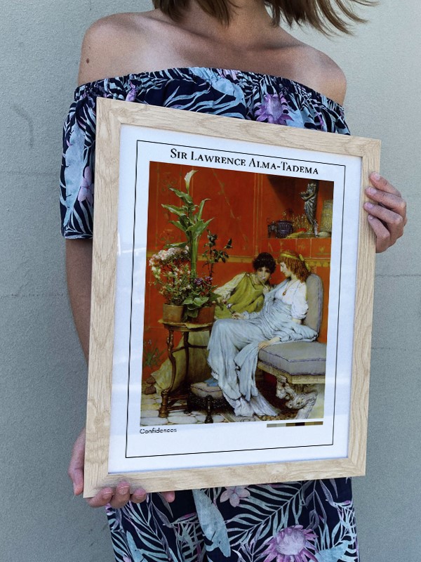 Sir Lawrence Alma-Tadema Confidences Poster