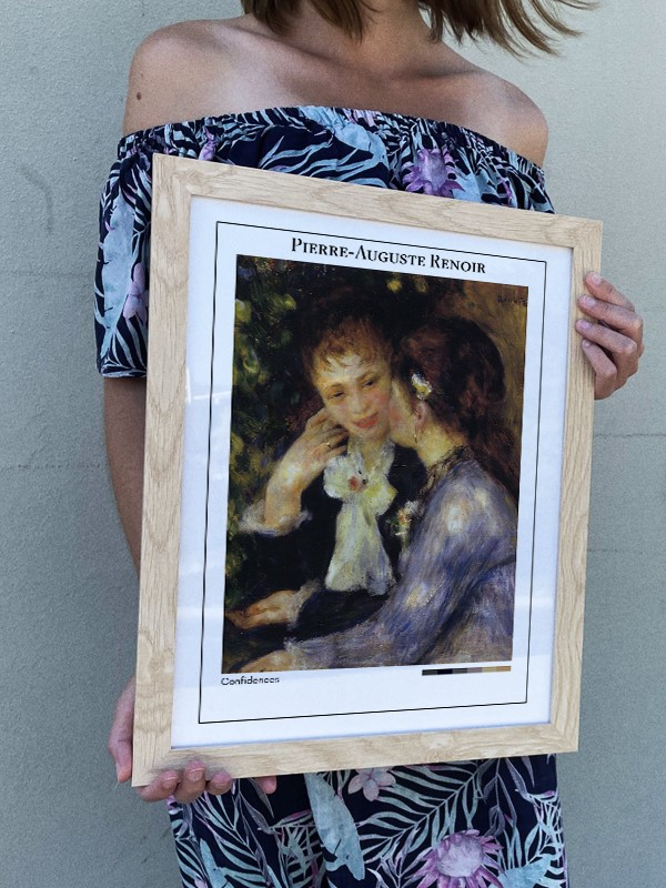 Pierre-Auguste Renoir Confidences Poster