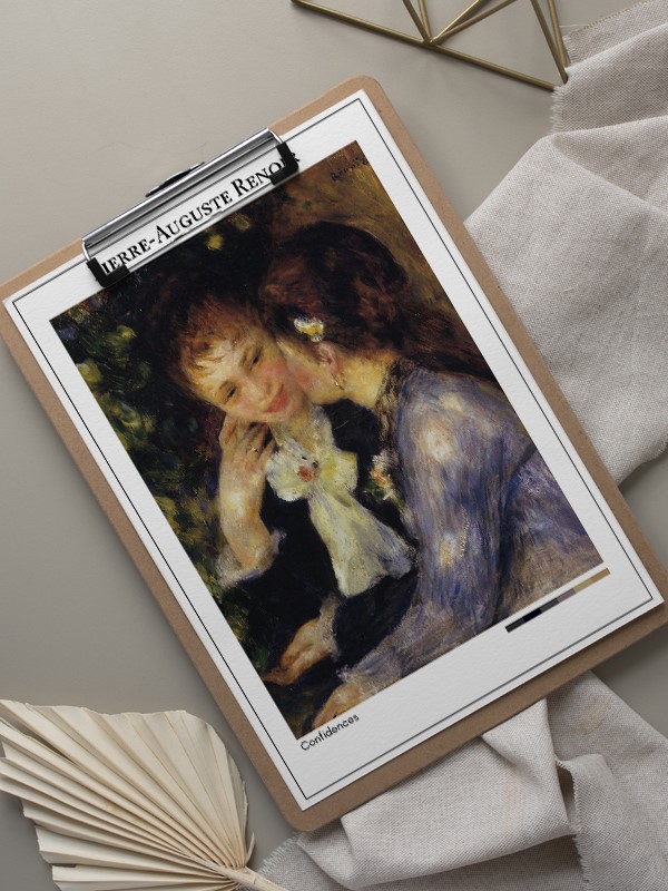 Pierre-Auguste Renoir Confidences Poster