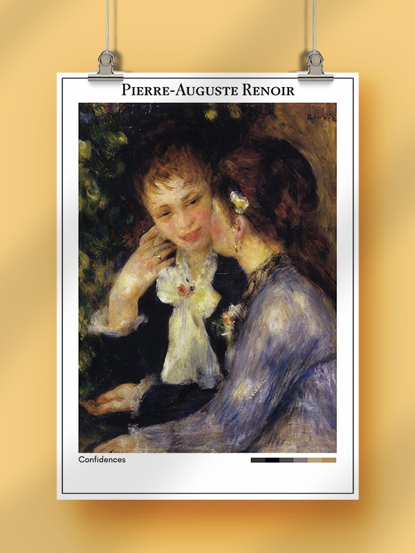 Pierre-Auguste Renoir Confidences Poster