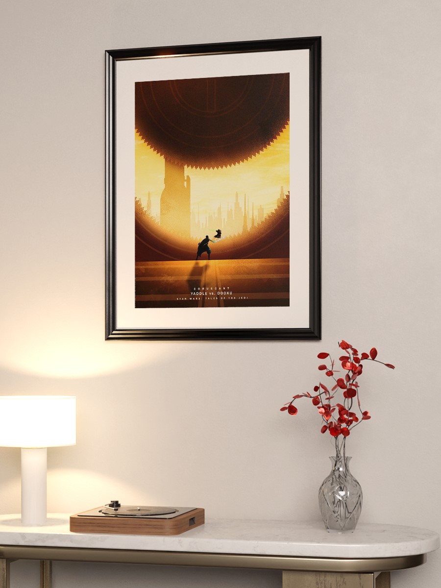 Coruscant Poster, Çerçevesiz Tv Film Poster