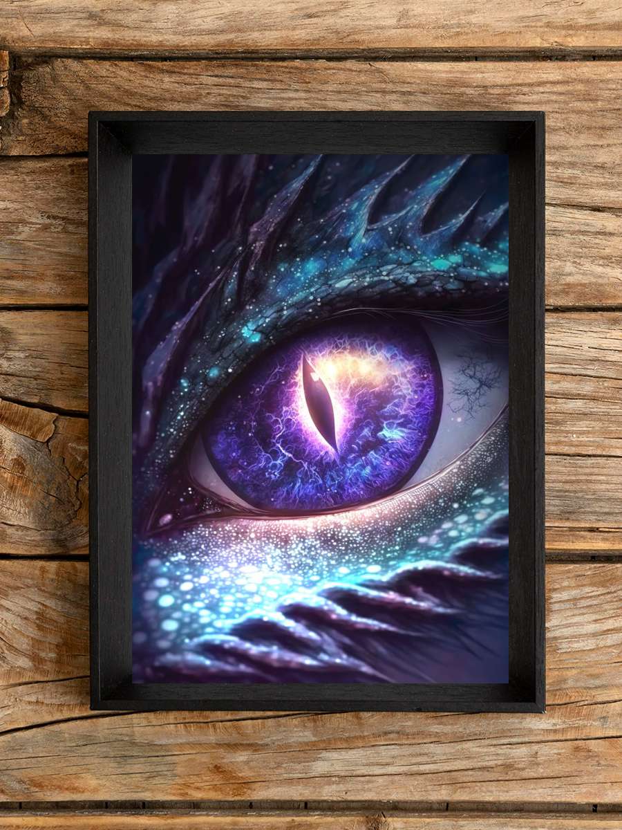 Cosmic Star Dragon Eye Anime Poster Çerçevesiz Yüksek Kalite Anime Duvar Poster