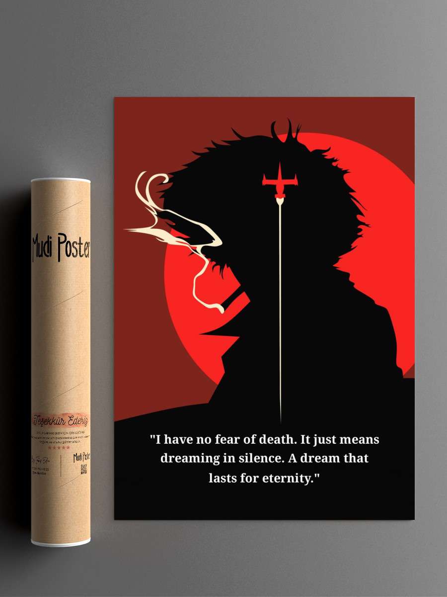 cowboy bebob quotes Anime Poster Çerçevesiz Yüksek Kalite Anime Duvar Poster