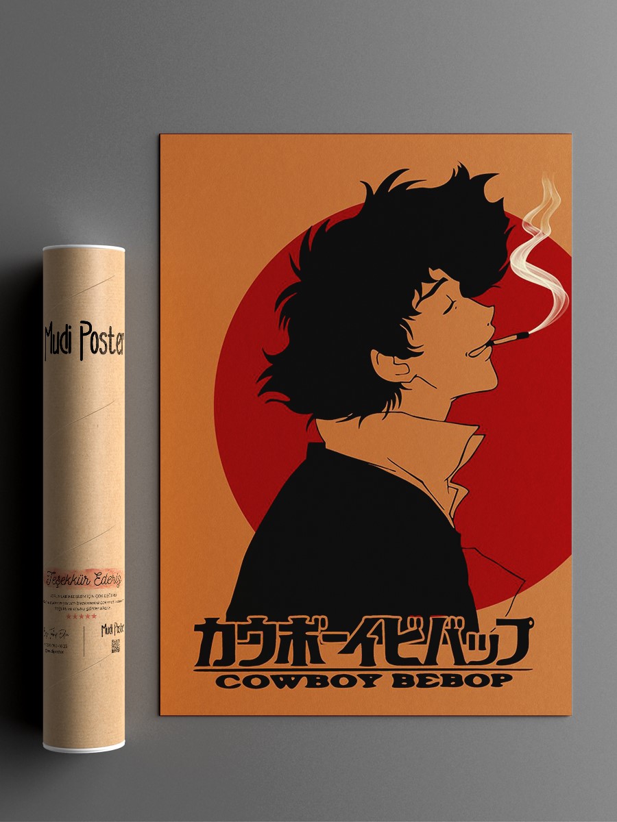 Cowboy Bebop Anime Poster Çerçevesiz Yüksek Kalite Anime Duvar Poster