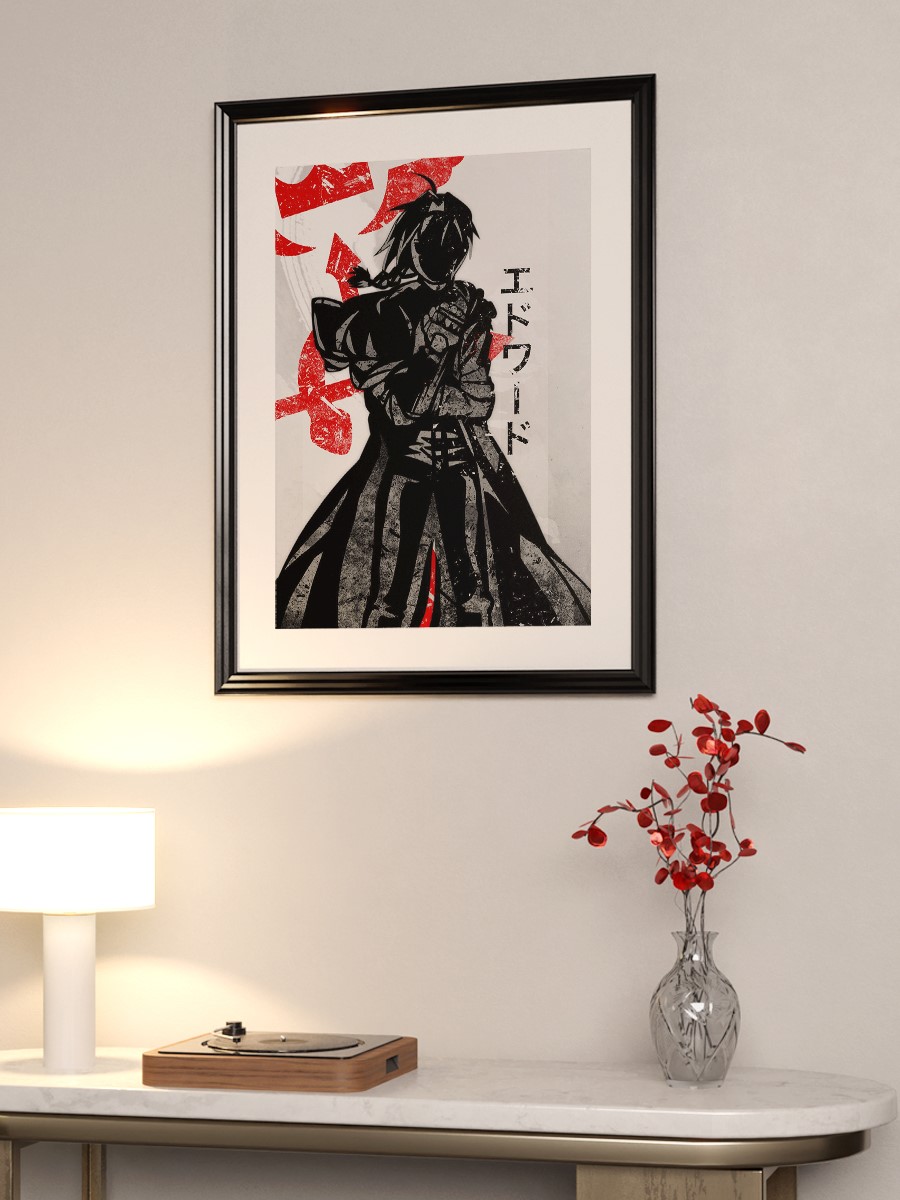 Crimson Edward Anime Poster Çerçevesiz Yüksek Kalite Anime Duvar Poster