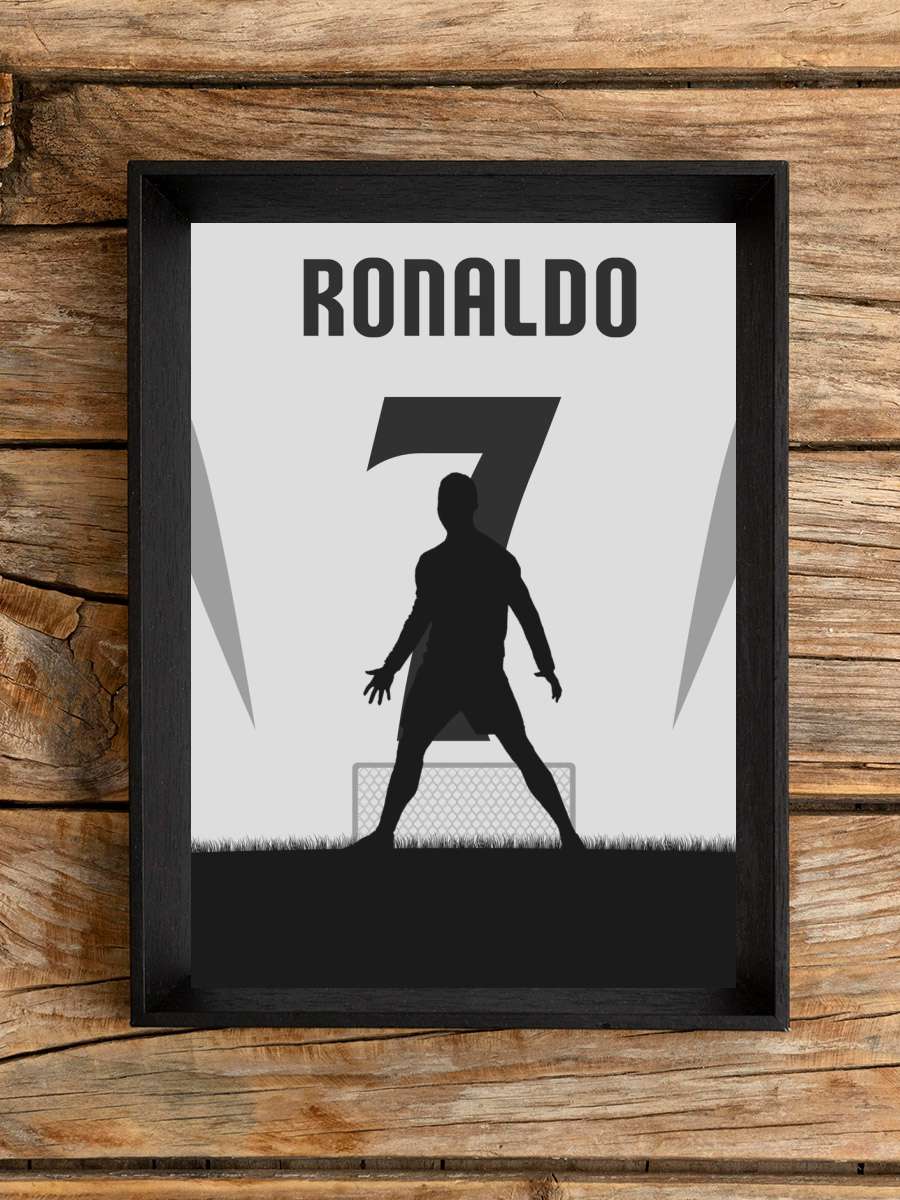 Cristiano Ronaldo Futbol Poster Çerçevesiz Yüksek Kalite Futbolcu Duvar Poster