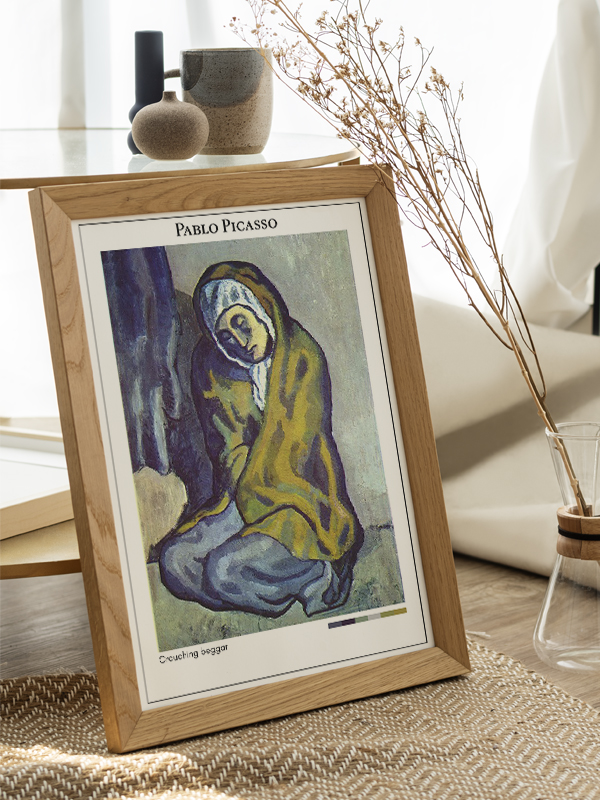 Pablo Picasso Crouching beggar Poster