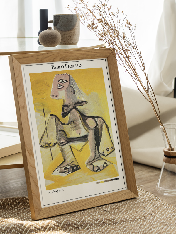 Pablo Picasso Crouching man Poster