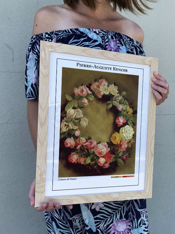 Pierre-Auguste Renoir Crown of Roses Poster