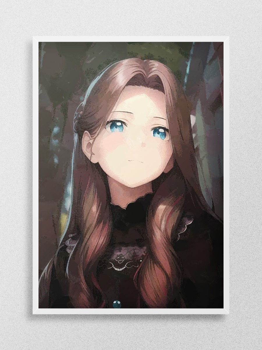 Cute anime girl Anime Poster Çerçevesiz Yüksek Kalite Anime Duvar Poster - En İyi Fiyatlarla