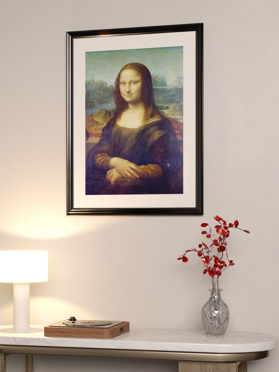 Da Vinci Mona Lisa Tablo Sanatsal Ünlü Ressam Poster Çerçevesiz Yüksek Kalite Poster