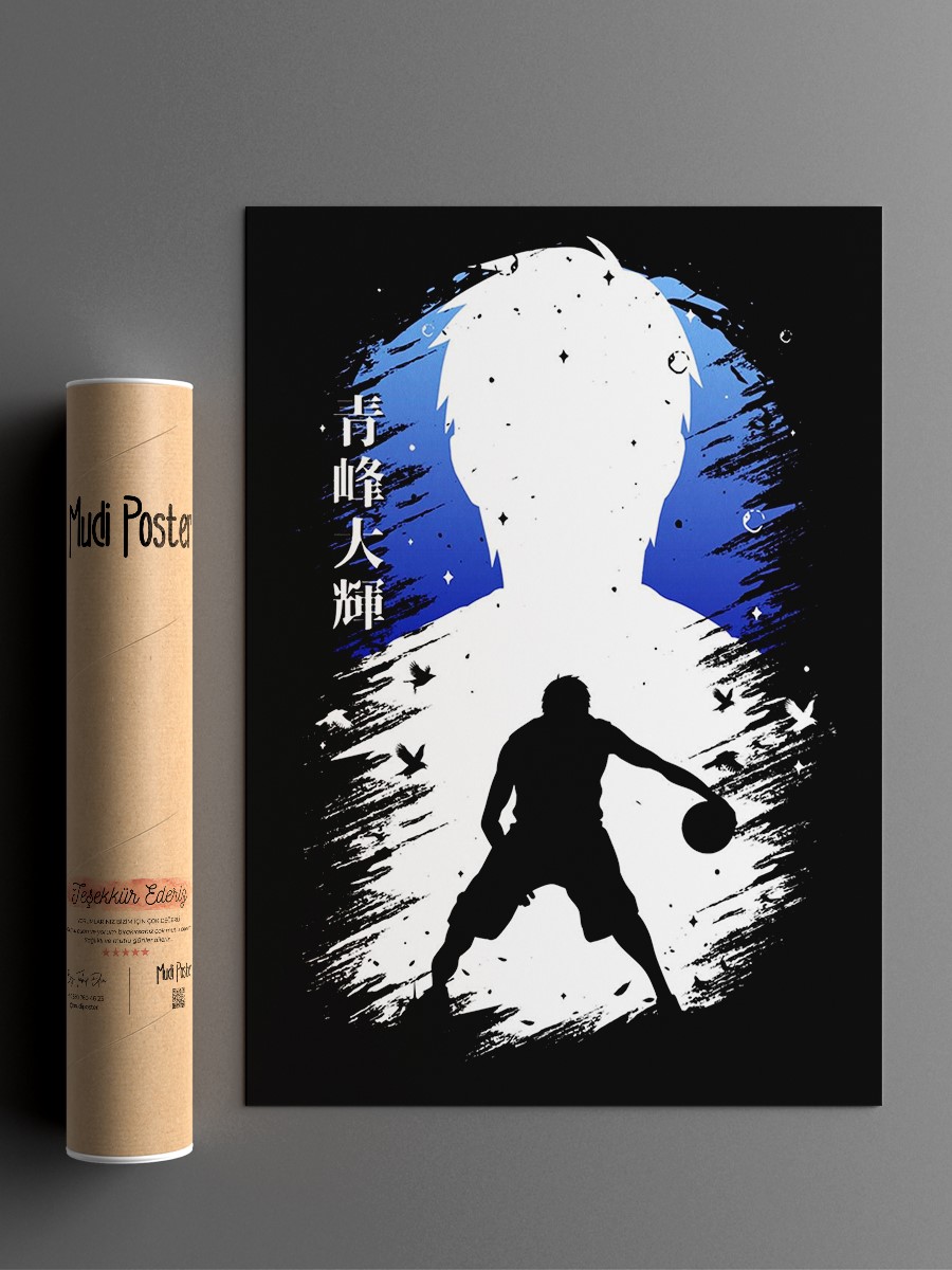 Daiki Aomine Anime Poster Çerçevesiz Yüksek Kalite Anime Duvar Poster