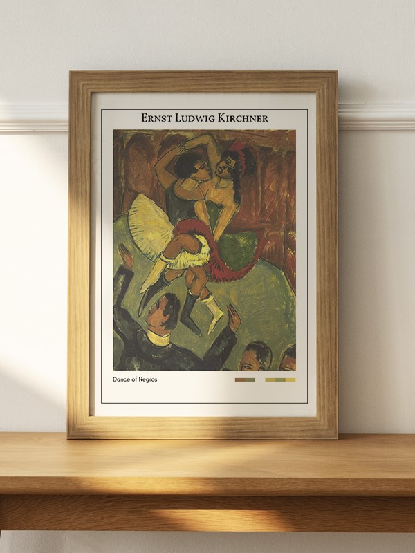 Ernst Ludwig Kirchner Dance of Negros Poster - En İyi Fiyatlarla
