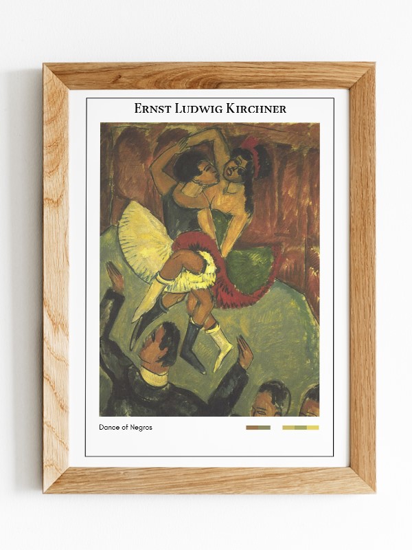 Ernst Ludwig Kirchner Dance of Negros Poster