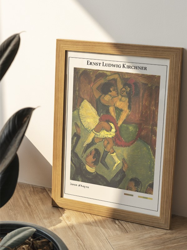 Ernst Ludwig Kirchner Dance of Negros Poster