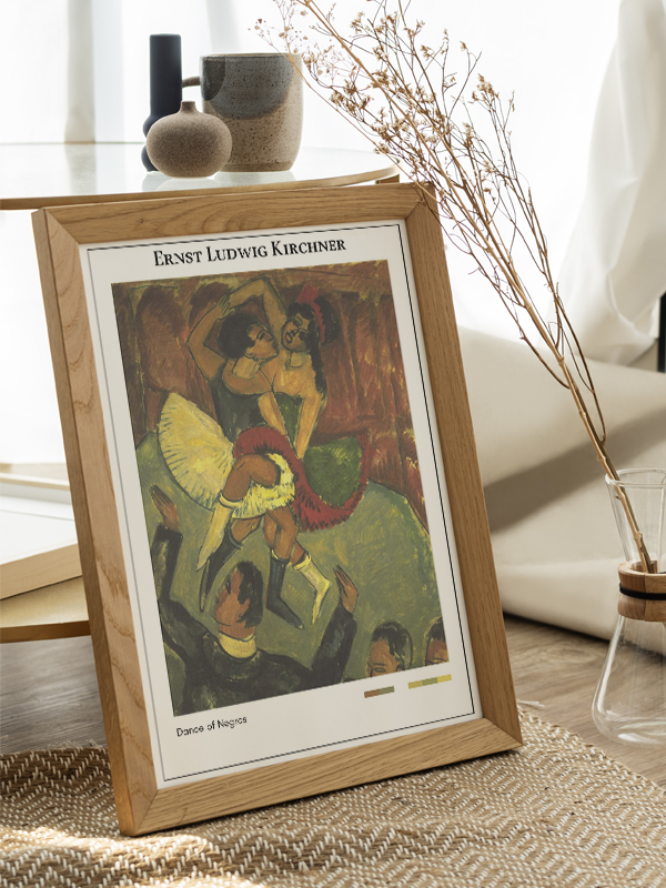 Ernst Ludwig Kirchner Dance of Negros Poster